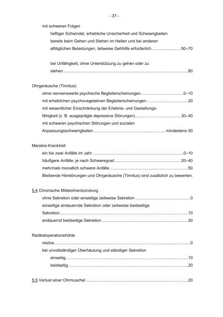 G 5702 Anlage zu § 2 der Versorgungsmedizin-Verordnung vom 10 ...