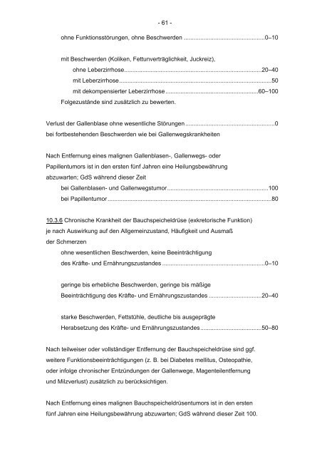 G 5702 Anlage zu § 2 der Versorgungsmedizin-Verordnung vom 10 ...