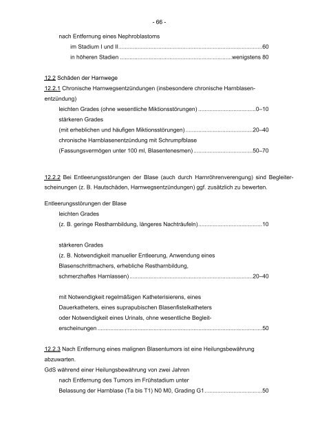 G 5702 Anlage zu § 2 der Versorgungsmedizin-Verordnung vom 10 ...