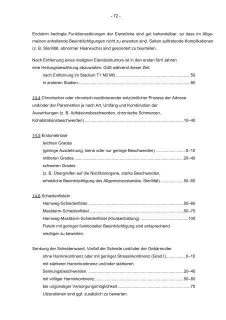 G 5702 Anlage zu § 2 der Versorgungsmedizin-Verordnung vom 10 ...