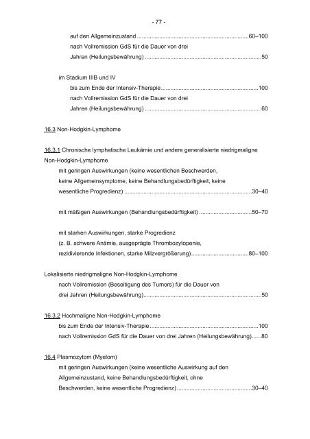 G 5702 Anlage zu § 2 der Versorgungsmedizin-Verordnung vom 10 ...