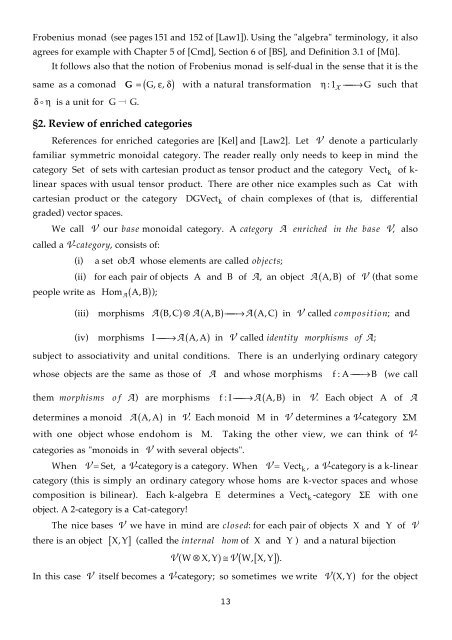 Frobenius monads and pseudomonoids Introduction - ResearchGate