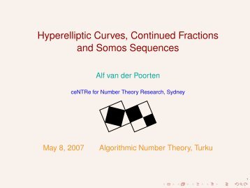 Hyperelliptic Curves, Continued Fractions and Somos Sequences