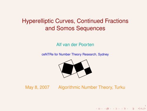 Hyperelliptic Curves, Continued Fractions and Somos Sequences