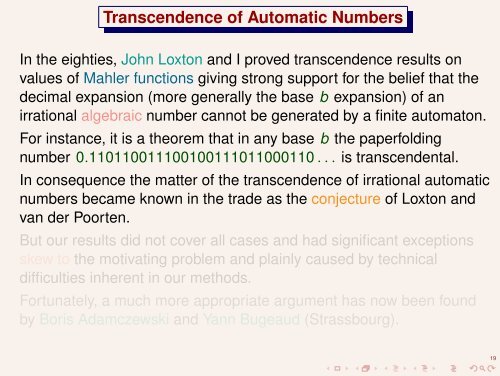 Paperfolding, Automata, and Rational Functions - Diagonals and ...