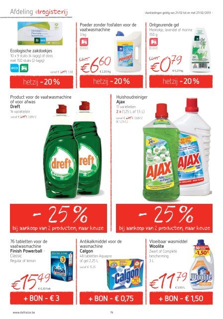 5 + 1 gratis - Delhaize