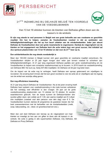 Download als pdf-document - Delhaize