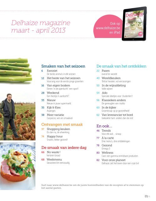 Delhaize magazine maart - april 2013