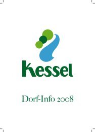 Dorf-Info 2008 (39 Mb) - Spargeldorf Kessel