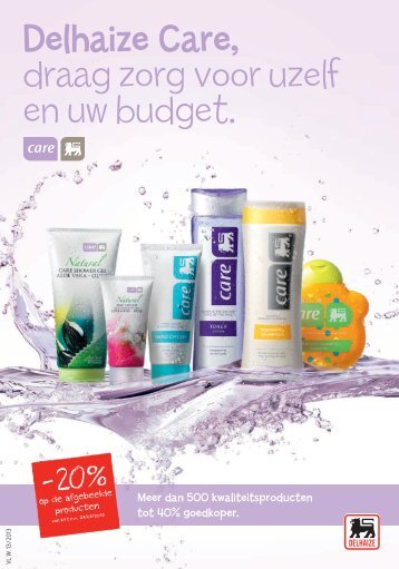 Delhaize Care, draag zorg voor uzelf en uw budget.