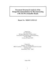 Pavement Structural Analysis of the Design Recommendations for ...