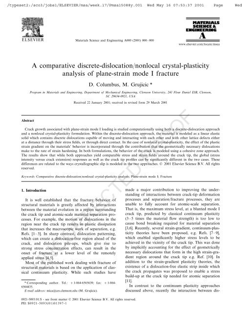 A comparative discrete-dislocation/nonlocal crystal-plasticity