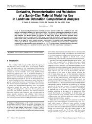 Derivation, Parameterization and Validation of a Sandy-Clay ...