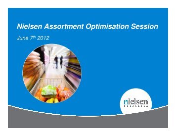Nielsen Assortment Optimisation Session