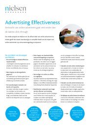 Advertising Effectiveness - Nielsen
