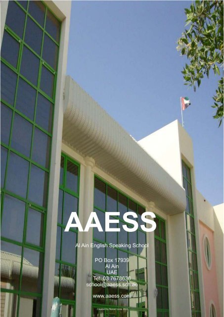 AAESS IGCSE Options Booklet - Al Ain English Speaking School ...