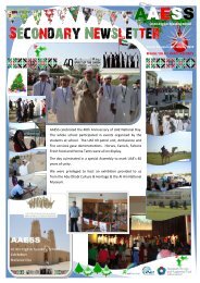 December 2011 - Al Ain English Speaking School AAESS