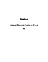 Chapter A Irregular Standard Parallel in Oregon A8