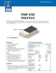 TPM® #707 POLY-FLO - General Polymers
