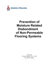 Moisture Vapor Transmission in Concrete - General Polymers