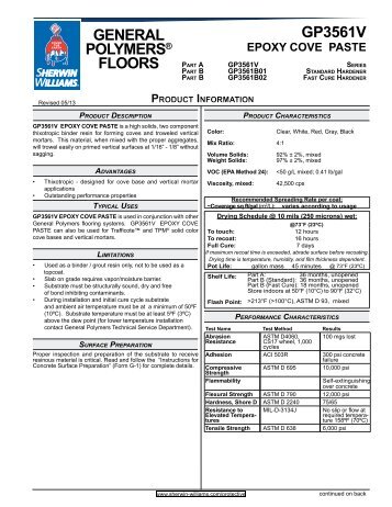 GP3561V GEnEral PolymErs® Floors