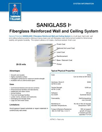 SANIGLASS I® - General Polymers