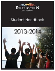 2012-13 Academy Student Handbook.pdf - Interlochen Arts ...