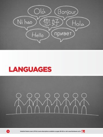 LANGUAGES - Fanshawe College