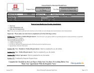 Clinical/Field Pre-Placement Health Form - Fanshawe College