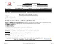Year 1: Clinical/Field Pre-Placement Health Form - Fanshawe College