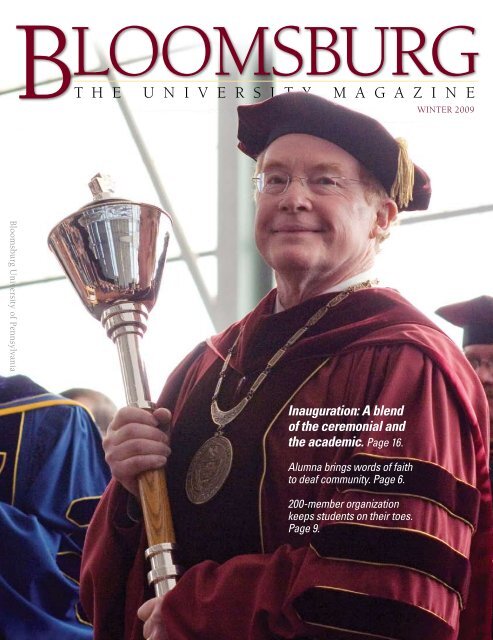 Inauguration - Bloomsburg University