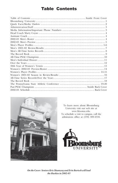 Media Guide - Bloomsburg University