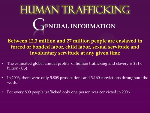 Human Trafficking