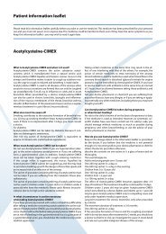 Patient information leaflet Acetylcysteine-CIMEX - axapharm