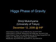 Higgs Phase of Gravity in String Theory - LUTh