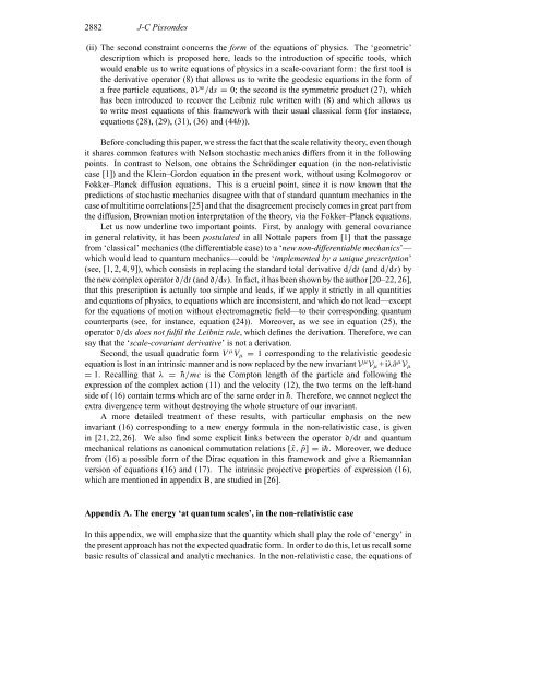 J. Phys. A: Math. Gen. 32 (1999) - LUTH - Observatoire de Paris