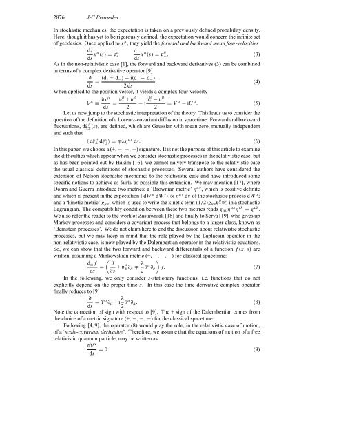 J. Phys. A: Math. Gen. 32 (1999) - LUTH - Observatoire de Paris