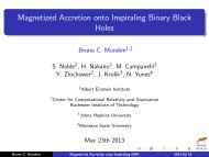 Magnetized Accretion onto Inspiraling Binary Black Holes - LUTH