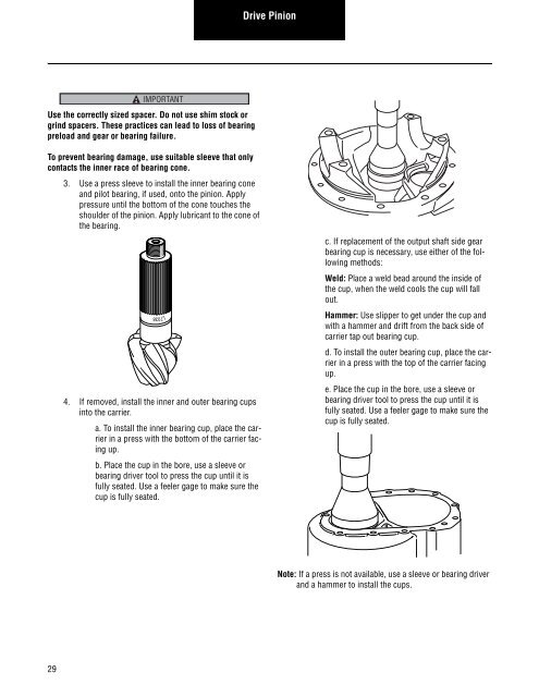 Spicer Tandem Drive Axles Service Manual