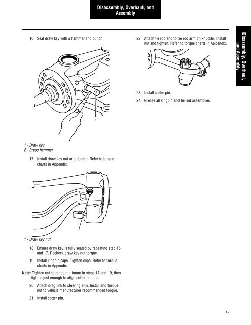 2011 Spicer Steer Axles Service Manual