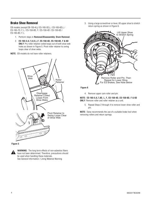 work instructions – dana kit part number - Spicer