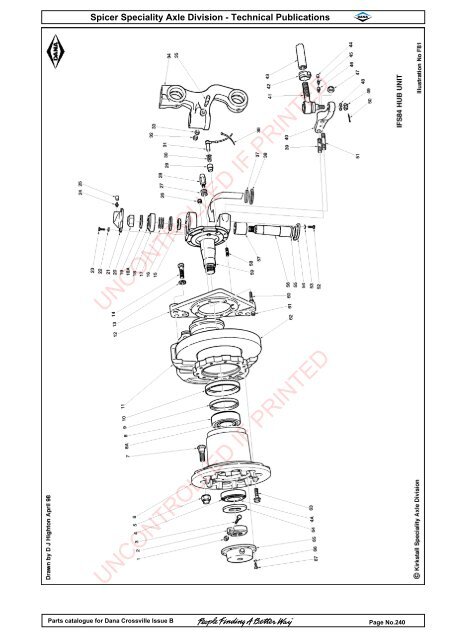 parts catalogue for dana crossville-off hwy - Spicer