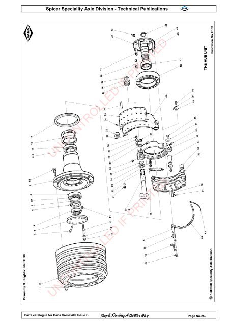 parts catalogue for dana crossville-off hwy - Spicer