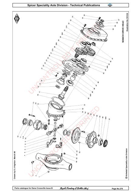 parts catalogue for dana crossville-off hwy - Spicer