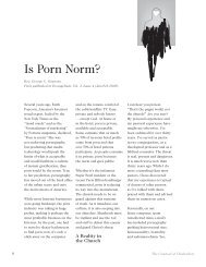 Is Porn Norm? - Chalcedon Presbyterian Church
