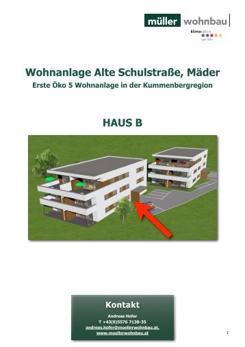 Verkaufsmappe Haus B