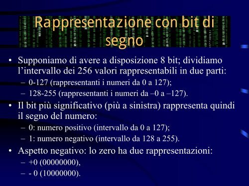 Lucidi in formato PDF - Dipartimento di Matematica e Informatica