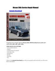 Nissan 280z Service Repair Manual