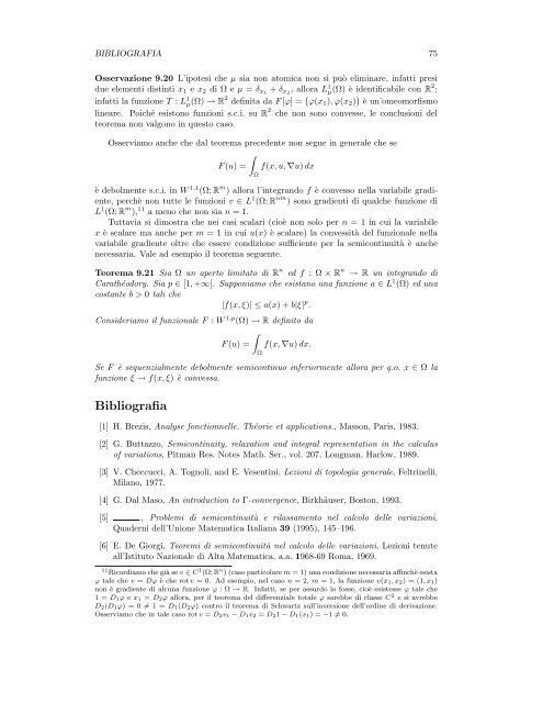 Capitolo 9 - Dipartimento di Matematica e Informatica