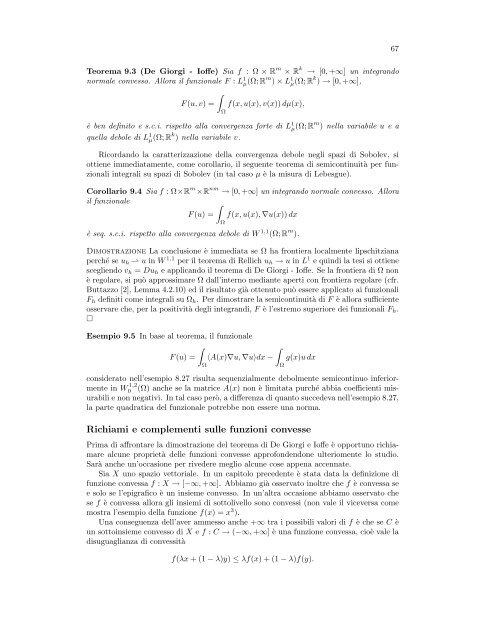 Capitolo 9 - Dipartimento di Matematica e Informatica